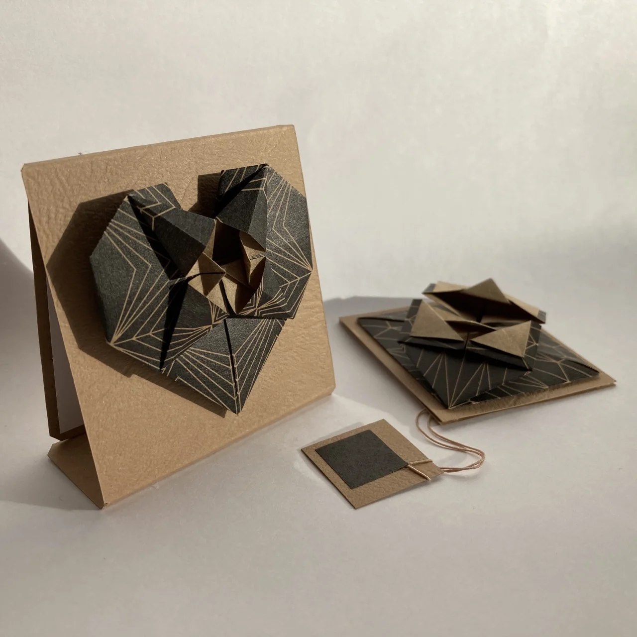 Verpackung mit Faltherz